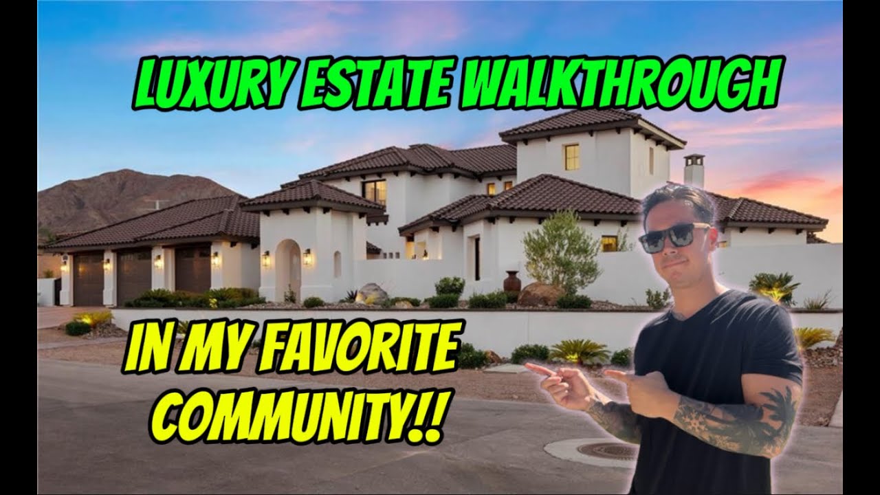 Luxury Real Estate In Henderson NV | Estate Tour in My Dream Community in Henderson, Nevada