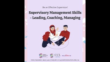 Supervisory Management Skills   Leading, Coaching, Managing