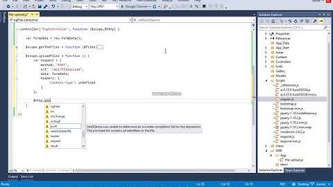 Multiple File Upload using angularJS and Web API