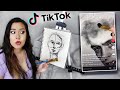 Exploring Tiktok's Art & Drawing Advice... *uhhh drawing with brushes & bleach???*
