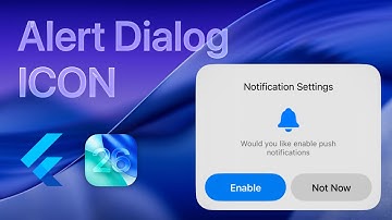 iOS 26 Alert Dialog with SF Symbols Icon in Flutter