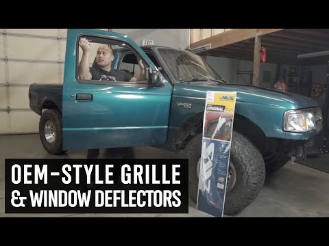 How To Install Window Deflectors on a 1993-2011 Ford Ranger