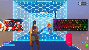 ⭐️SteelSeries Apex Pro Mini ASMR Chill🤩 Piece Control 1v1🏆Satisfying Keyboard Fortnite 360FPS⭐️