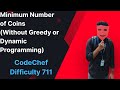 Minimum Number of Coins (Without Greedy or Dynamic) | CodeChef Problem 711 | Bangla Tutorial