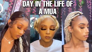 ✨MUA VLOG✨ | client makeup , shopping and cleaning brushes ￼