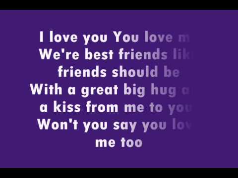 Barney Friends Ost I Love You You Love Me Lyrics