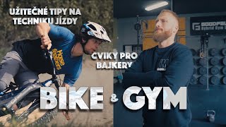 CHCEŠ SE ZLEPŠIT NA BAJKU? Ukazuju základy na trailu a užitečné cviky v posilovně!