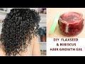EXTREME HAIR GROWTH GEL FOR ALL HAIR TYPE |Diy Flaxseeds And Hibiscus Hair Growth Gel