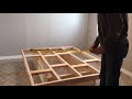 Explanation of measurements for floating bed | full size bed