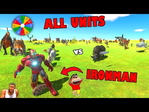 IRONMAN vs ALL ARBS UNITS in LUCKY MYSTERY SPIN BATTLES with SHINCHAN vs CHOP vs AMAAN-T