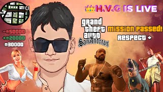 👑 H.V.G IS LIVE GTA SAN ANDREAS ROCKSTAR GAME PC || GAME PRICE 182rs FREE PROMOTION 3K SUBS+  ||