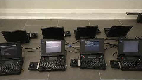 IBM PC110 DOOM DEATHMATCH