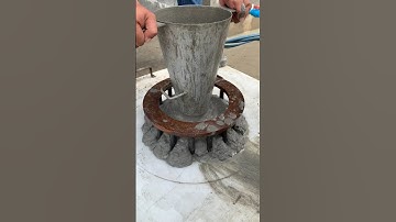 J Ring Test SCC Concrete #concrete #test #mixing #shortvideo #workhard