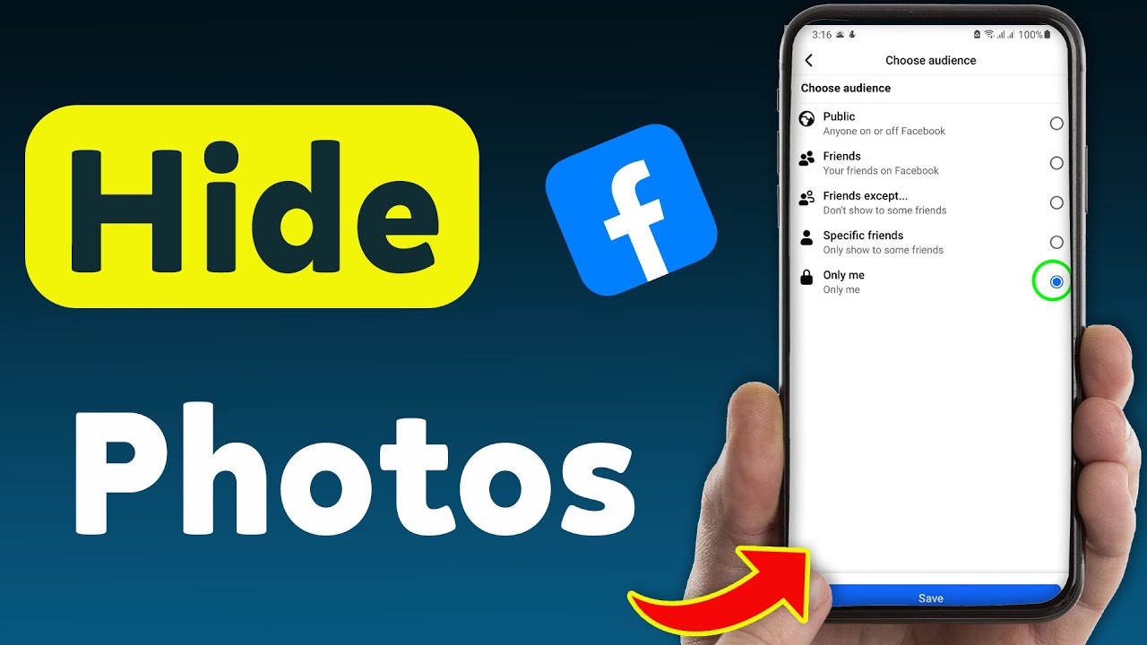 How To Hide Photos On Facebook (Updated) - YouTube