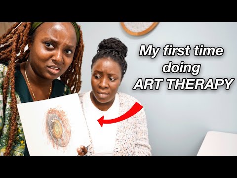 Doing Art therapy for the first time 🎨🖌️