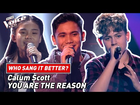 Who Sang Calum Scott's You Are The Reason The Best | The Voice Kids