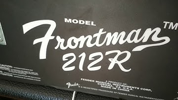 Fender Frontman 212R no sound - FIXED!!!