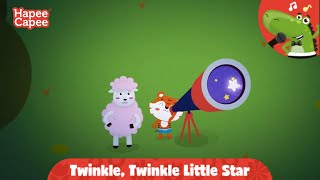 Twinkle Twinkle Little Star | Nursery Rhymes | HapeeCapee