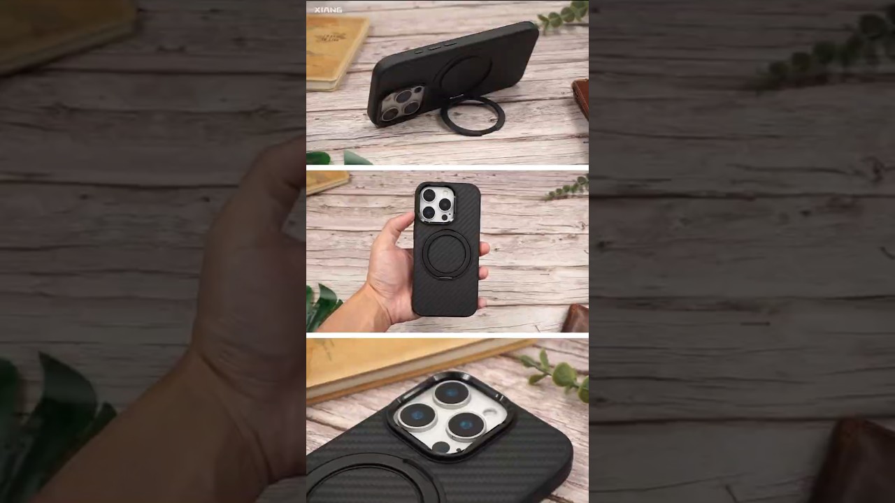超實用 iPhone 手機殼開箱！日本品牌 Deff 主打 DURO 克維拉纖維防摔支架殼 RING MASTER for iPhone 16 Pro/16 Pro Max【小翔 XIANG】 縮圖