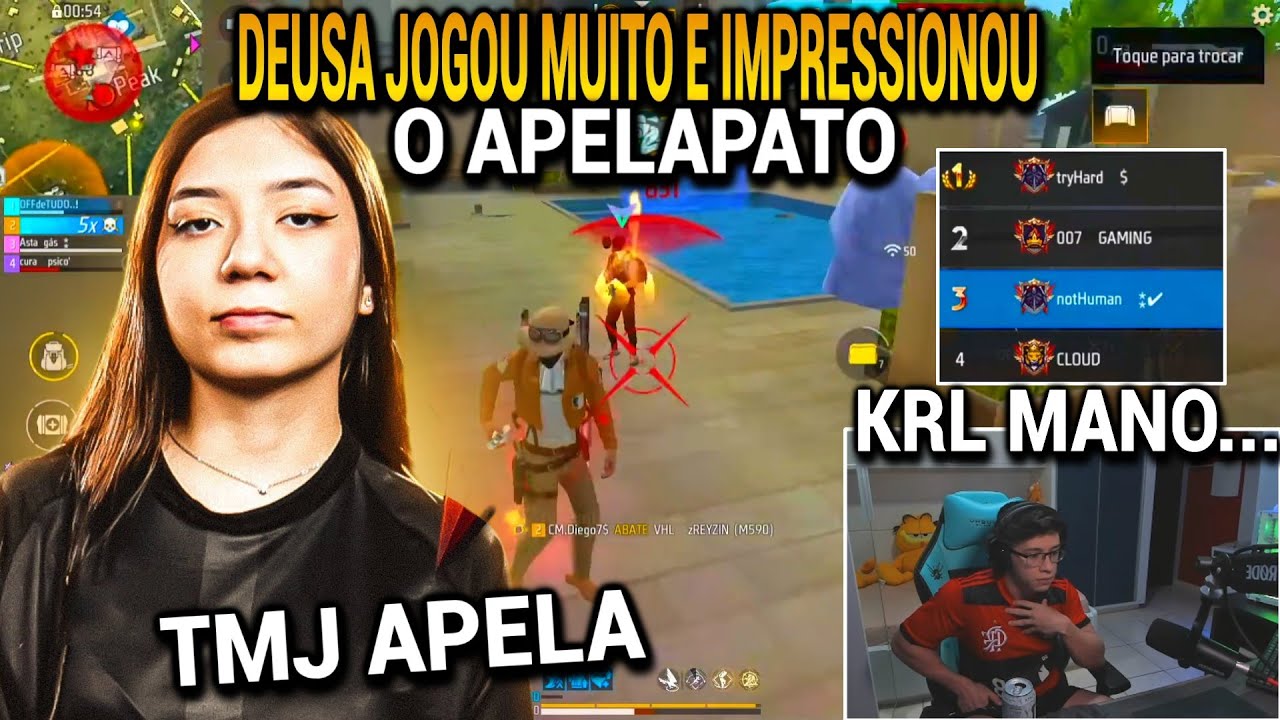 APELAPATO FICOU ASSUSTADO AO VER O QUE A DEUSA FEZ NA GUERRA DE GUILDAS JOGANDO NA CONTA DELE