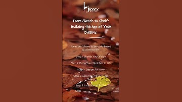 From Sketch to Shelf: Building the App of Your Dreams