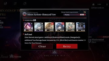 Path to nowhere Oblivion Pit S65 Map 2 - Honeyed Vow (Ceto buff)