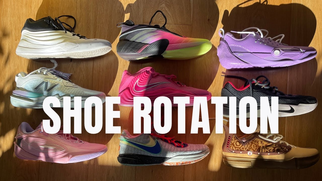 Pro hooper’s shoe rotation