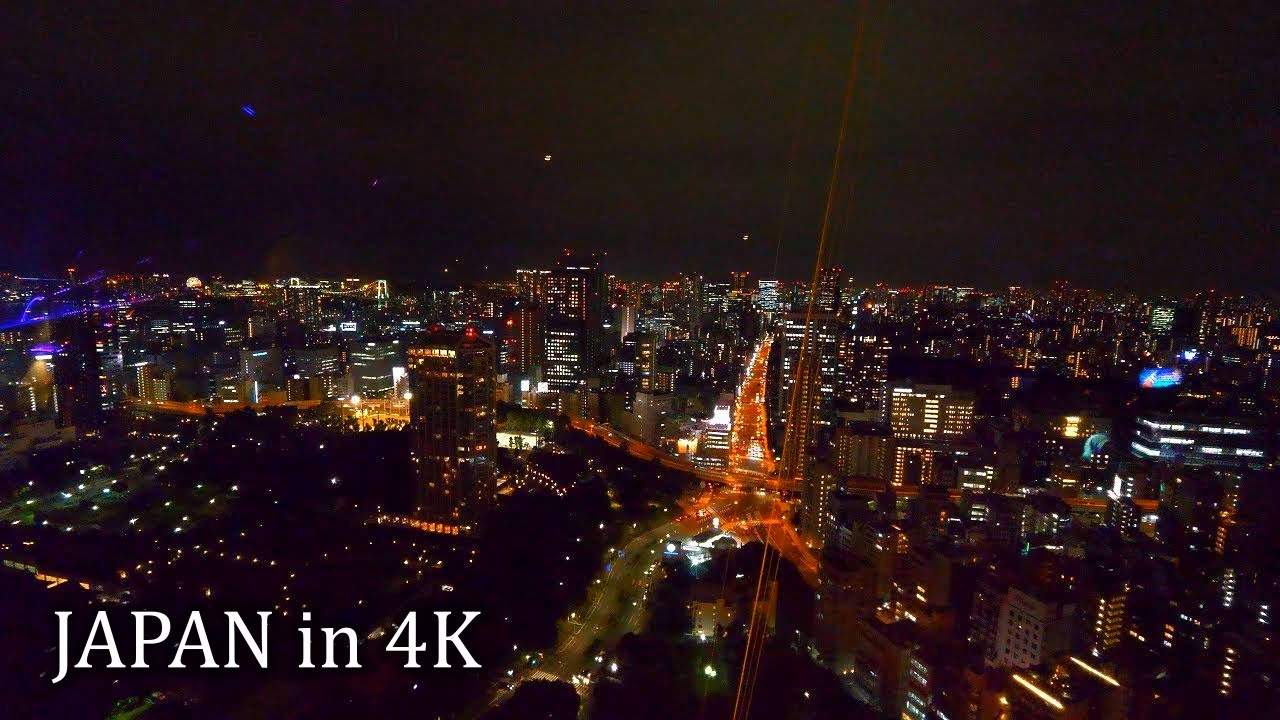 4k Night Walk Hiro O Roppongi Hills Midtown Tokyo Tower Youtube