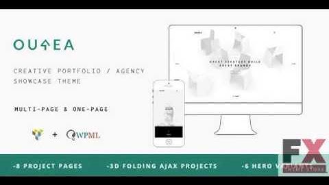 Preview Ourea - Creative Portfolio Agency WP Theme TFx