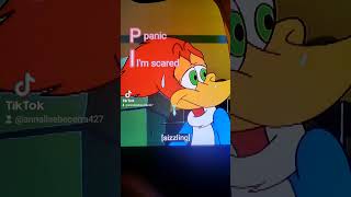 Woody Woodpecker Trying To Reference The Barbie Movie.