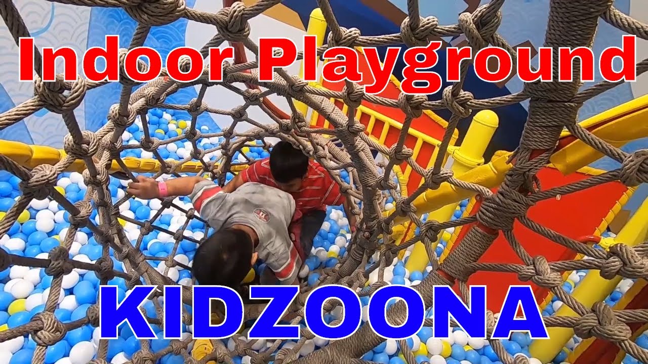 Indoor playground seru [Kidzoona AEON Mall BSD] - YouTube