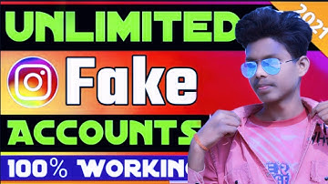 How To Create Instragram Unlimited Fake Account 2021|| Instragram pe Unlimited Fake I