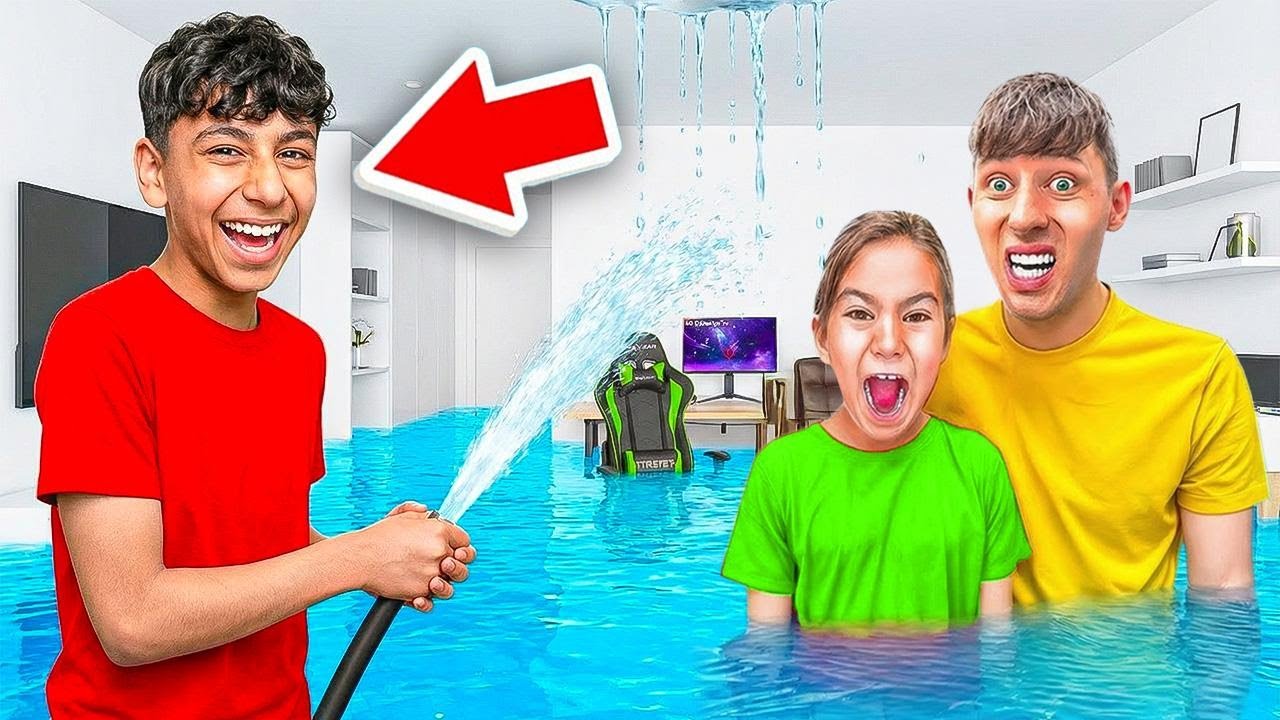 DIESER YOUTUBER hat UNSERE WOHNUNG UNTER WASSER GESETZT! 😱