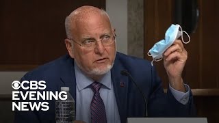 CDC director contradicts Trump on vaccine timeline and face masks