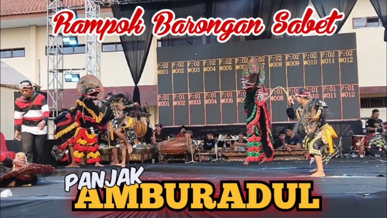 Rampok Barongan Sabet Tulungagungan By Panjak AMBURADUL Di Lap Balerejo ...
