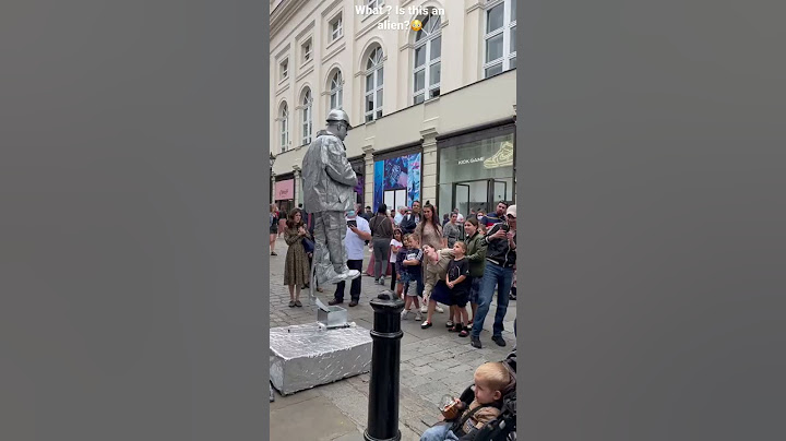 Silver man statue revealed how his audience reacts, when they are seeing his performance first time.