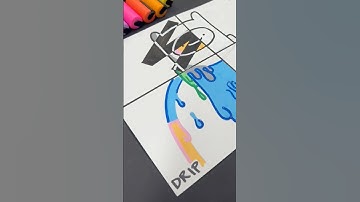 One Drawing, but 4 different effects! Pt. 2!…(#shorts)