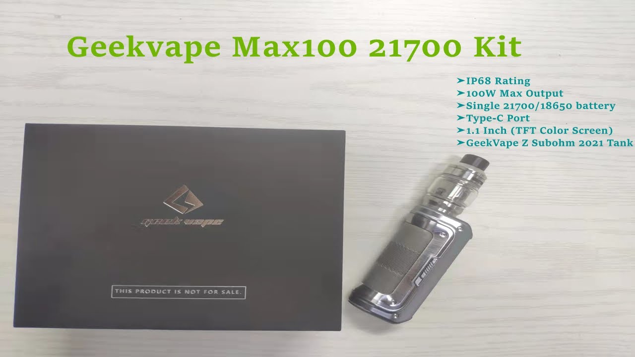 Geekvape Max100 21700 Kit Unboxing I Z Series Coil