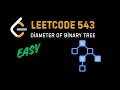 Trees - LeetCode 543. Diameter of Binary Tree | Java