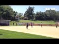 Izzy Schaefer with an RBI triple scoring Michelle Gorson. 1-0 Radnor in the first.
