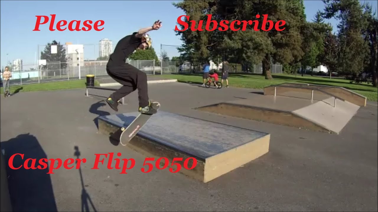 Casper Flip 5050 Grind - 5050 Grind Double Kick Flip Out
