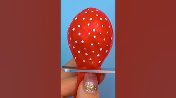 Strawberry Bag With Cute Balloons | Miniature Ideas | DIY Lovers | #Shorts