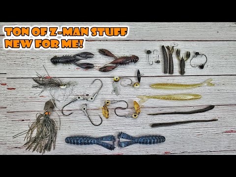 Unboxing Ton of Z-Man Fishing Products from Discount Tackle 