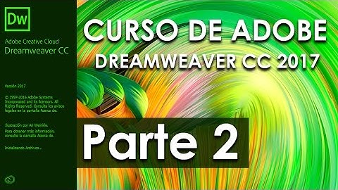 Tutorial de Adobe Dreamweaver CC 2017 - Parte 2