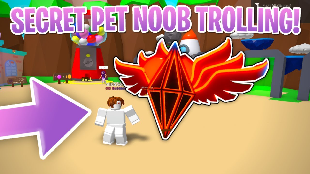 NOOB TROLLING WITH UPDATE 54 SECRETS *BGS UPDATE 54 SECRETS!* - BUBBLE ...