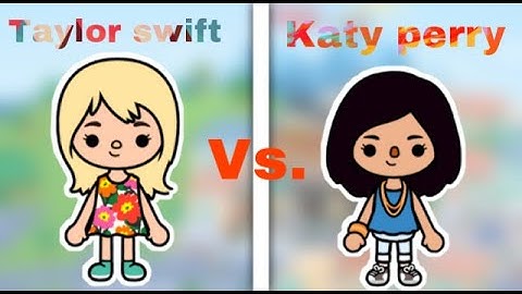 Making Taylor Swift and Katy Perry a room! | Toca diamond 💎