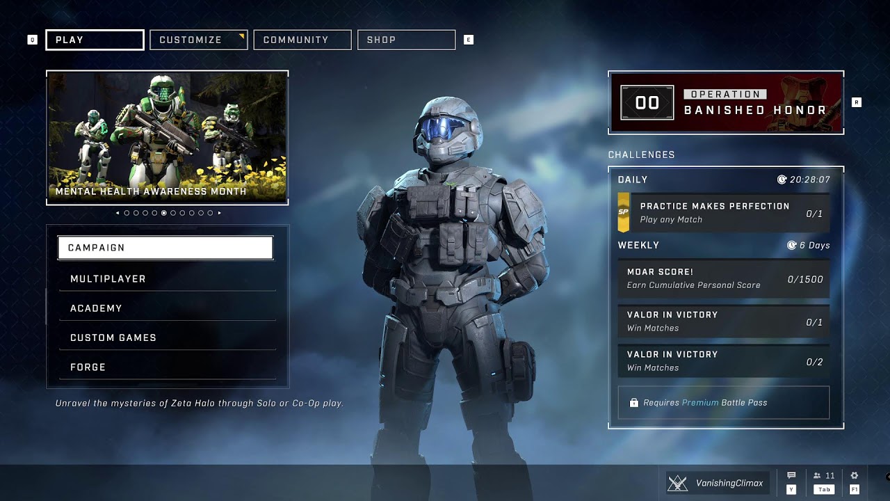 Halo Infinite Firefight. Video Encoder/Bitrate OBS Testing.