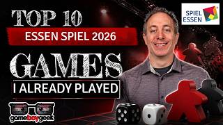 Top 10 Best Games at Releasing Essen Spiel 2026 That I've Already Played!