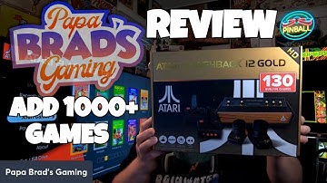 AtGames Atari Flashback  12 Gold Review & How to add 1000+ games