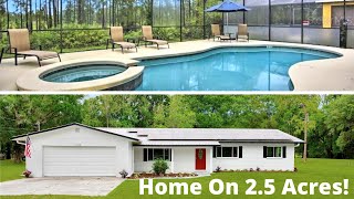 3 Beautiful Pool Homes Selling For Under $450k In Florida!!